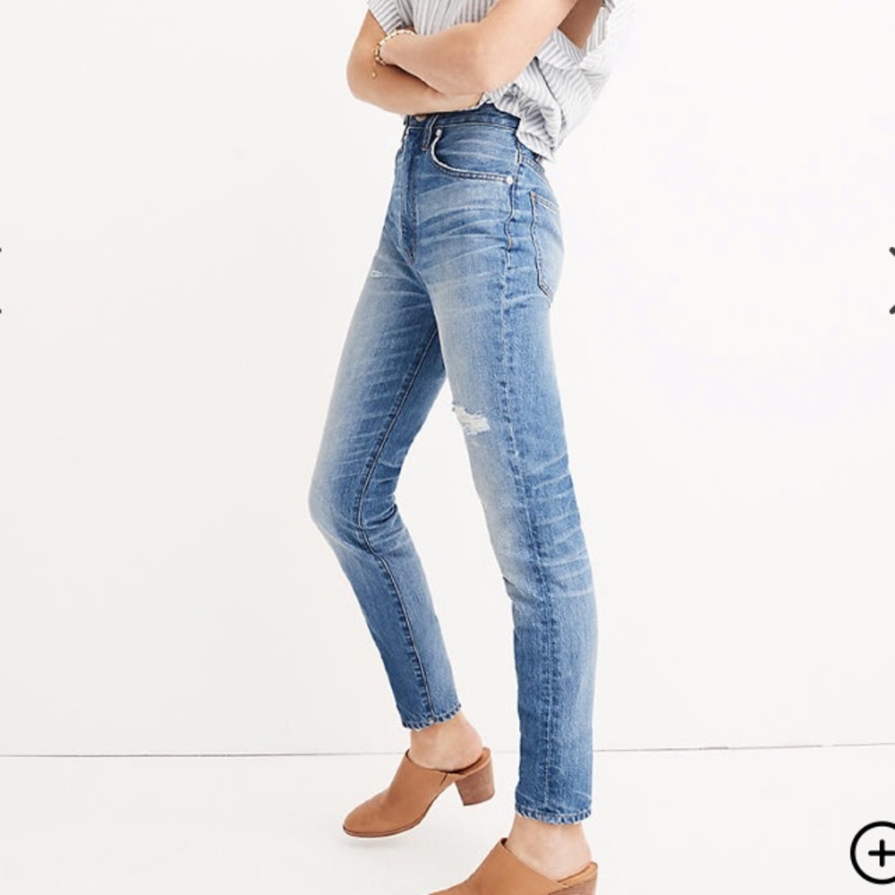 Madewell High Rise Rigid Skinny Jeans